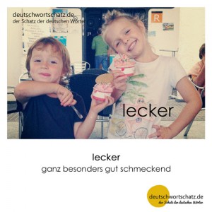 lecker - Wortschatz Deutsch Bilder
